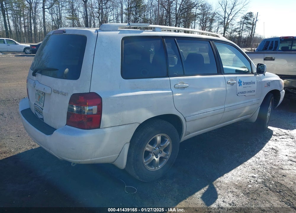 2006 TOYOTA HIGHLANDER V6 VIN: JTEDP21A460097918