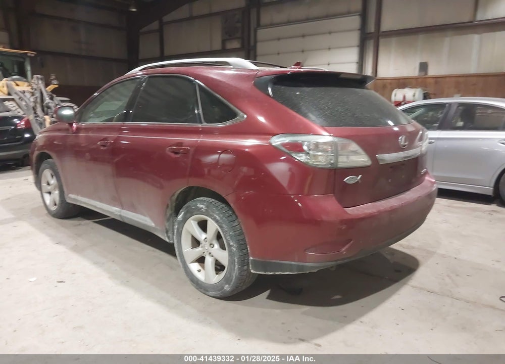 2011 LEXUS RX 350 VIN: 2T2BK1BAXBC110072