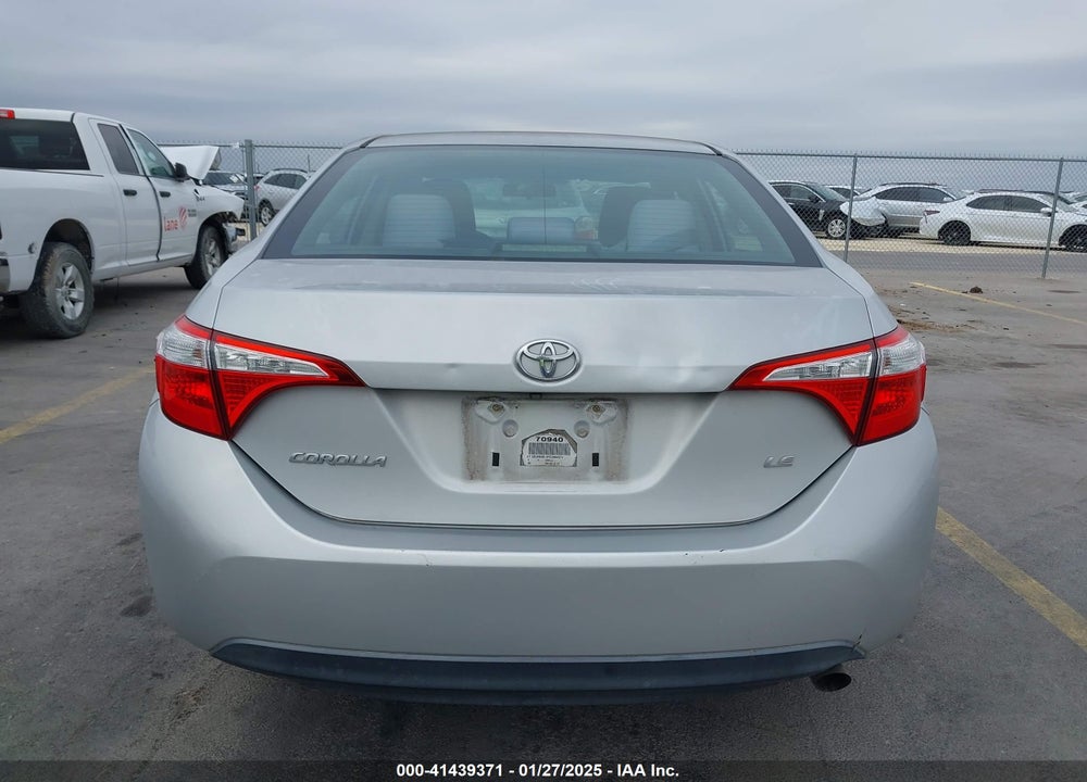 2015 TOYOTA COROLLA VIN: 2T1BURHE1FC295674