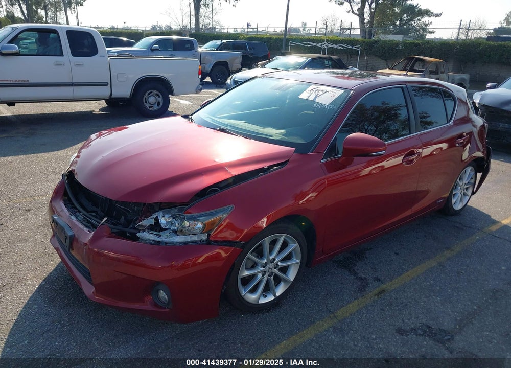 2013 LEXUS CT 200H VIN: JTHKD5BH9D2170055