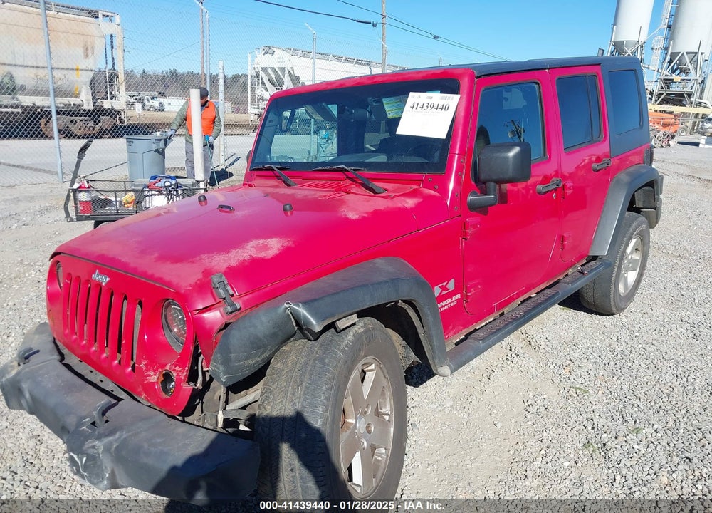 2008 JEEP WRANGLER UNLIMITED X VIN: 1J4GB39188L649099
