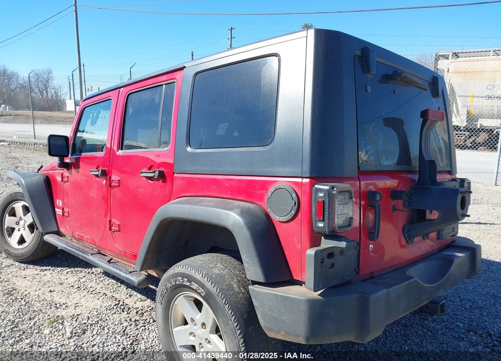 2008 JEEP WRANGLER UNLIMITED X VIN: 1J4GB39188L649099