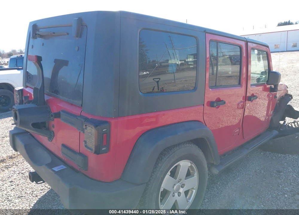 2008 JEEP WRANGLER UNLIMITED X VIN: 1J4GB39188L649099