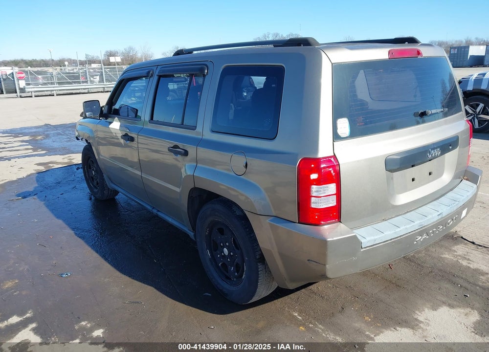 2008 JEEP PATRIOT SPORT VIN: 1J8FT28098D705376