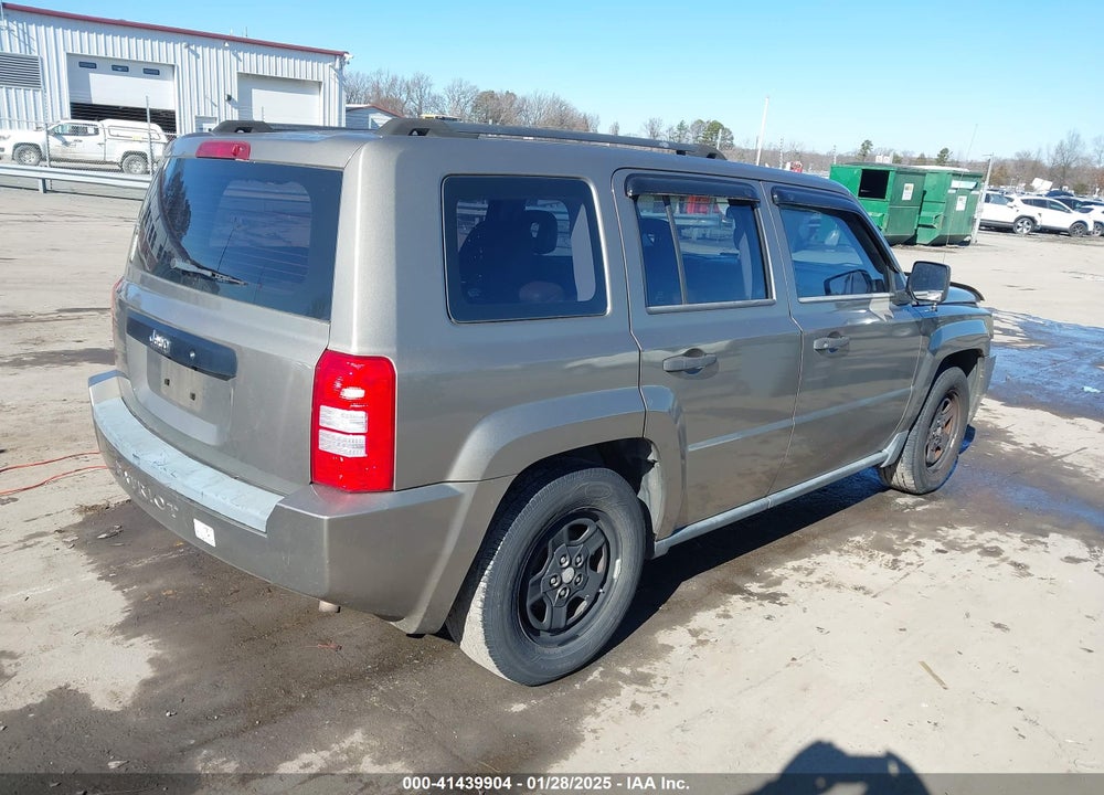 2008 JEEP PATRIOT SPORT VIN: 1J8FT28098D705376