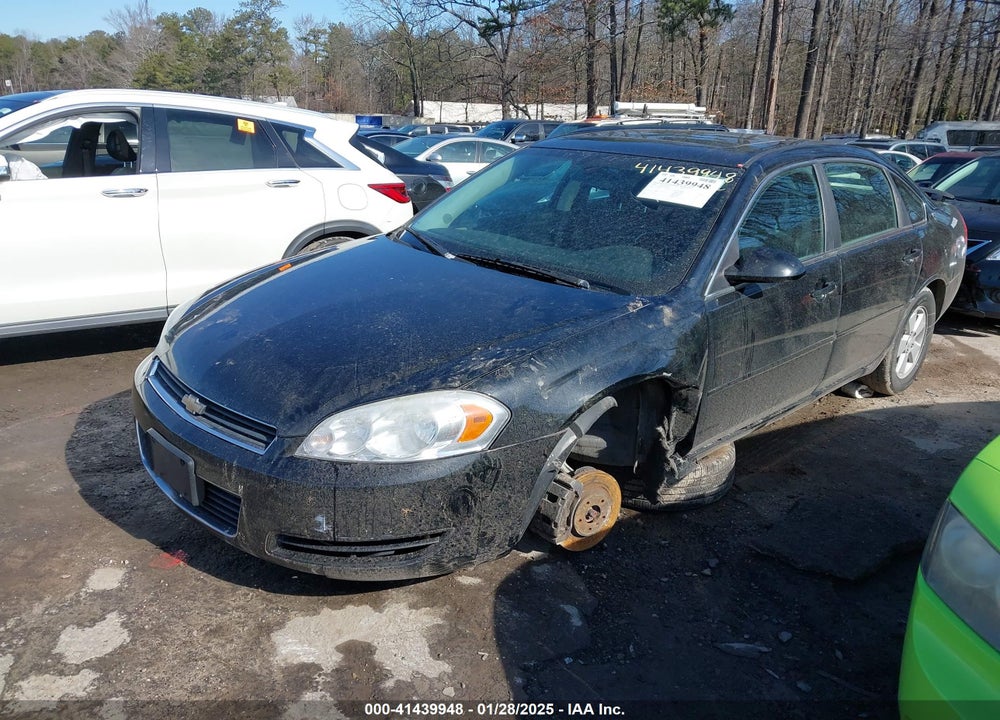 2008 CHEVROLET IMPALA LT VIN: 2G1WT58N381280374