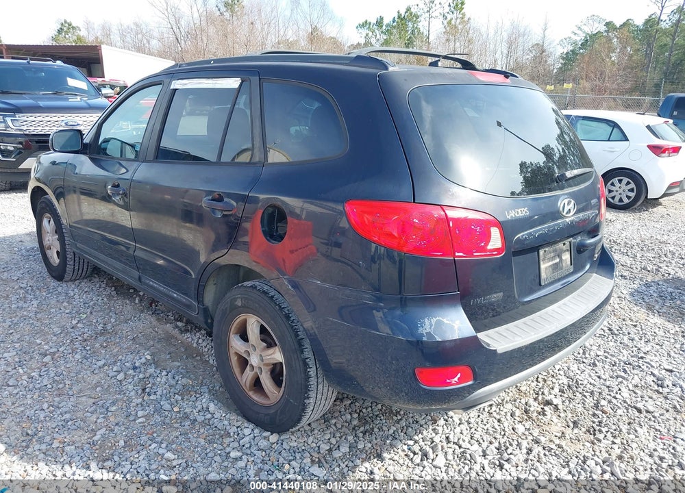 2007 HYUNDAI SANTA FE GLS VIN: 5NMSG13D47H006984