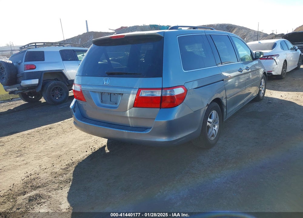 2007 HONDA ODYSSEY EX-L VIN: 5FNRL38787B128581