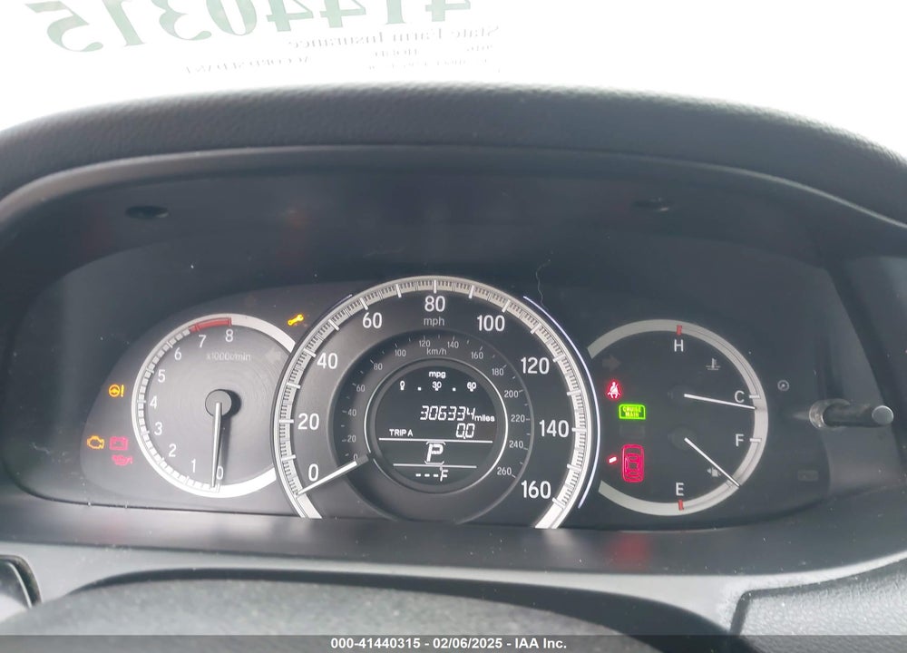 2016 HOND ACCORD SEDAN LX W/CO VIN: 1HGCR2F34GA125508