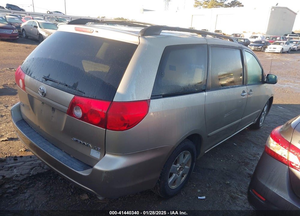 2008 TOYOTA SIENNA LE VIN: 5TDZK23C78S176555