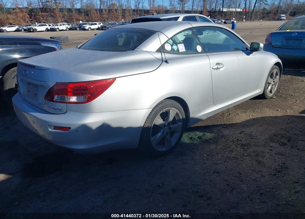 2010 LEXUS IS 350C VIN: JTHFE2C29A2500957