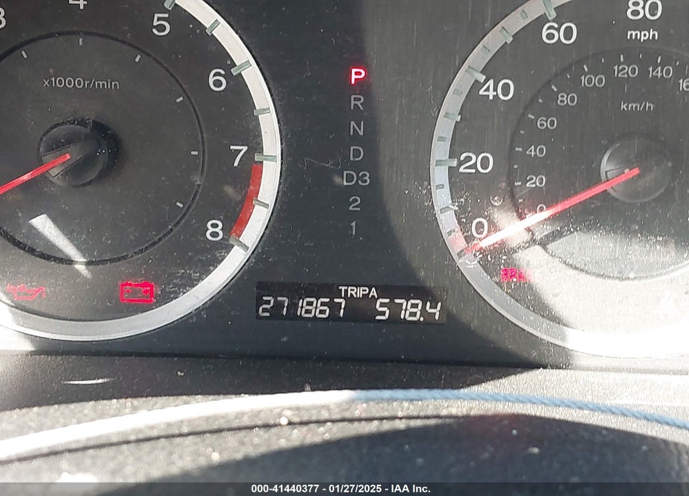 2009 HONDA ACCORD VIN: 1HGCP26809A026771