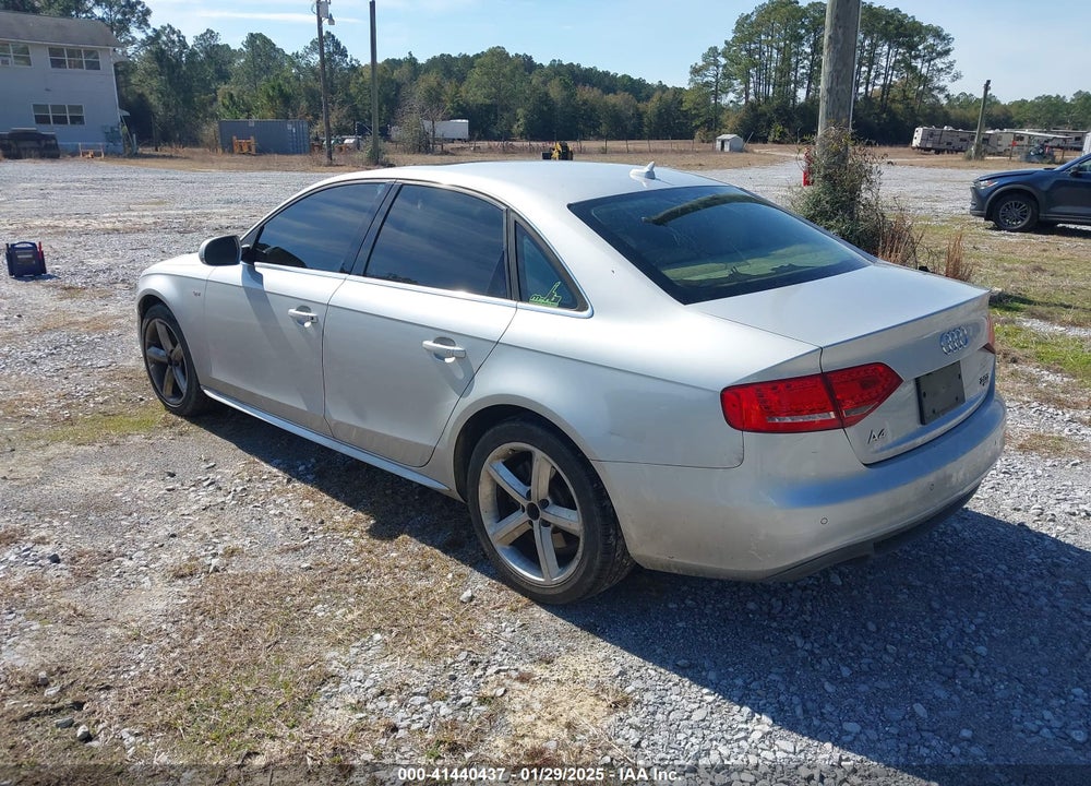 2012 AUDI A4 2.0T PREMIUM VIN: WAUFFAFL3CA056526