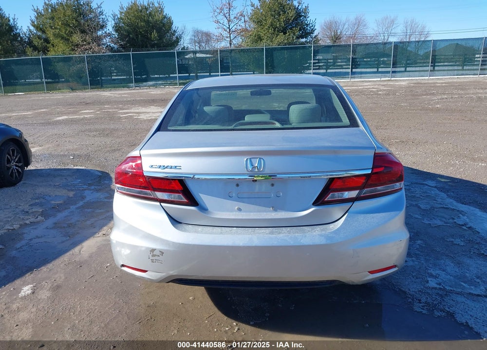 2015 HONDA CIVIC VIN: 19XFB2F50FE070990