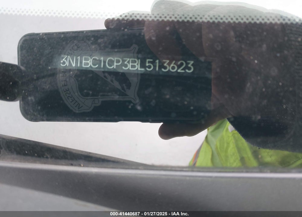 2011 NISSAN VERSA VIN: 3N1BC1CP3BL513623