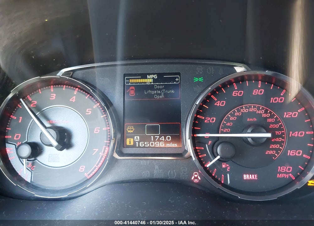 2015 SUBARU WRX VIN: JF1VA1J66F9815728