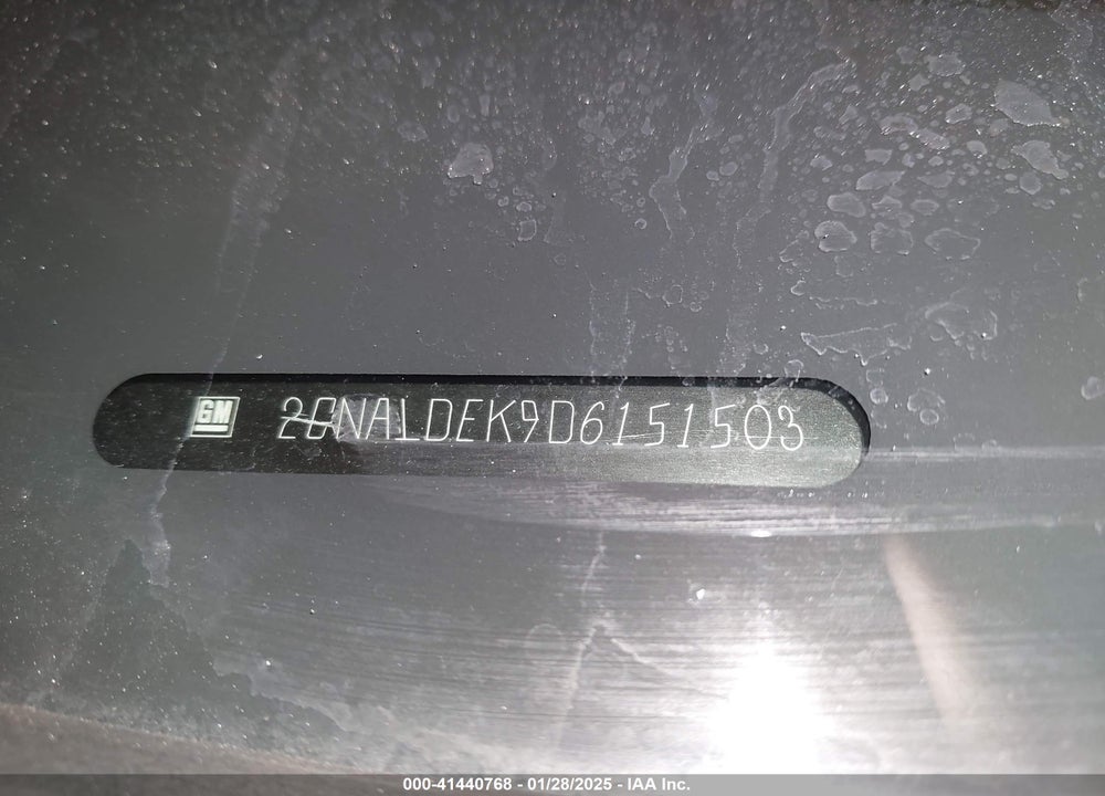 2013 CHEVROLET EQUINOX 1LT VIN: 2GNALDEK9D6151503