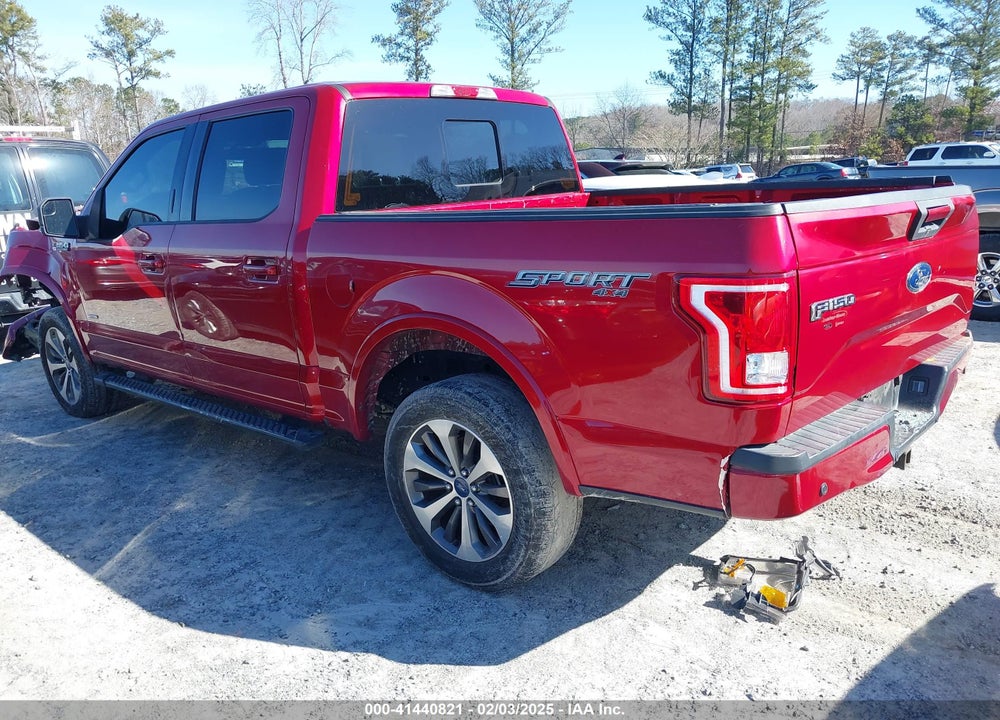 2017 FORD F-150 VIN: 1FTEW1EG4HKC98567