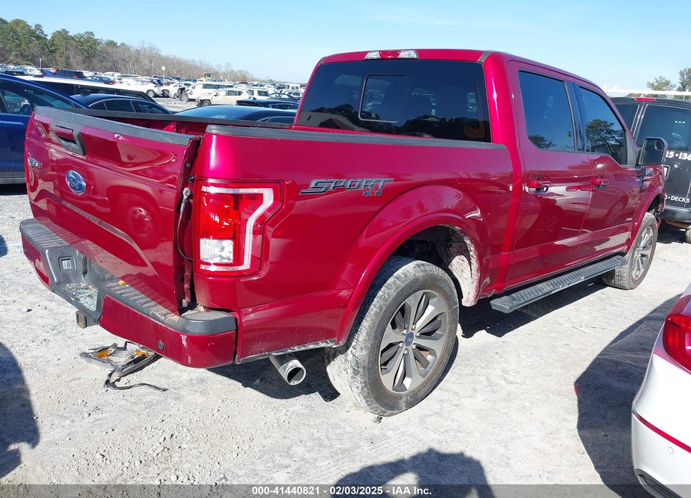 2017 FORD F-150 VIN: 1FTEW1EG4HKC98567