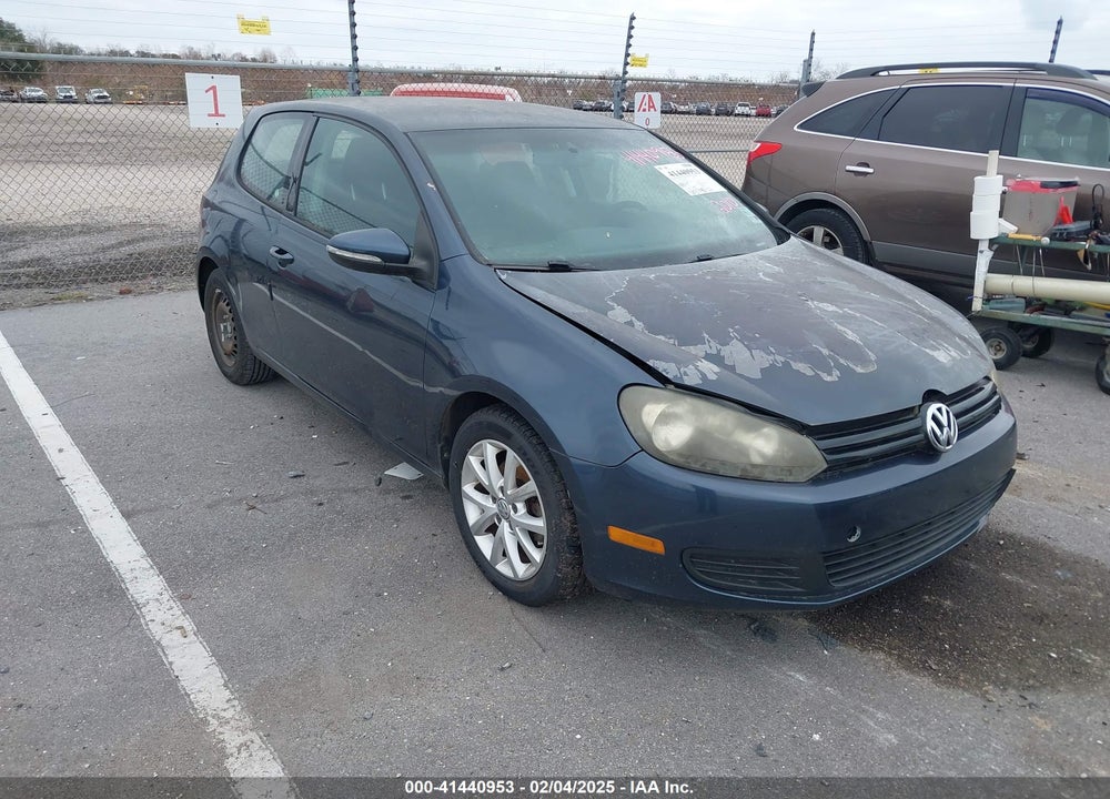 2010 VOLKSWAGEN GOLF 2-DOOR VIN: WVWAA7AJXAW220522