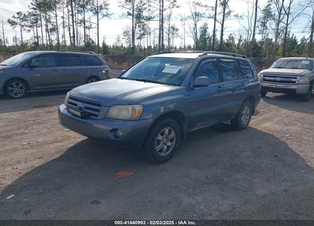2006 TOYOTA HIGHLANDER V6 VIN: JTEGP21AX60100267