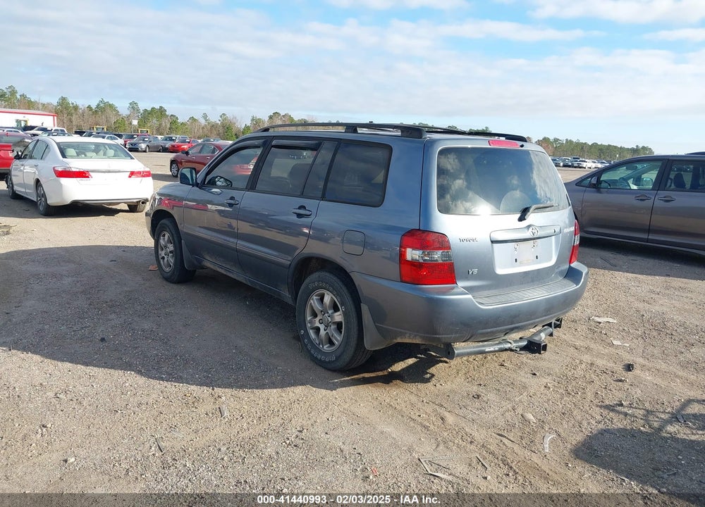 2006 TOYOTA HIGHLANDER V6 VIN: JTEGP21AX60100267