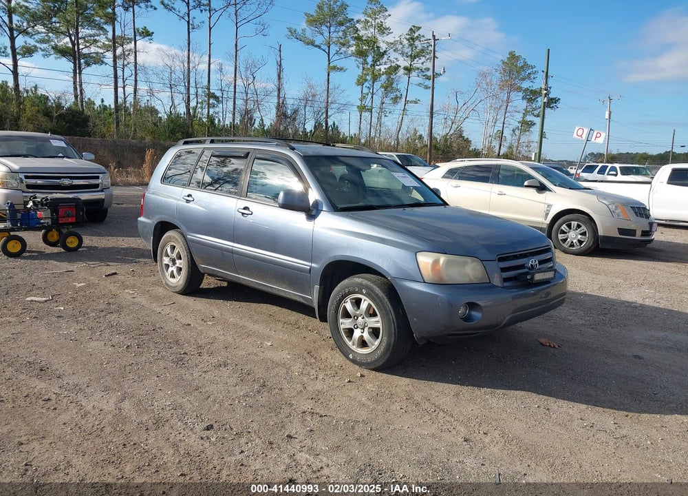 2006 TOYOTA HIGHLANDER V6 VIN: JTEGP21AX60100267