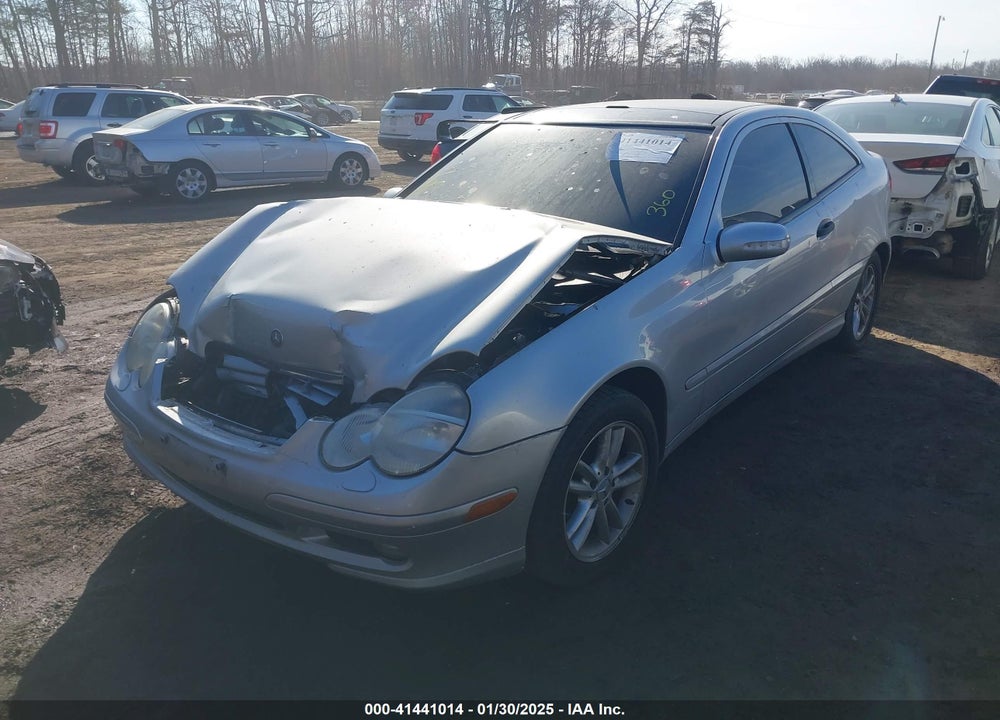 2003 MERCEDES-BENZ C 230 KOMPRESSOR SPORT VIN: WDBRN40J13A431498
