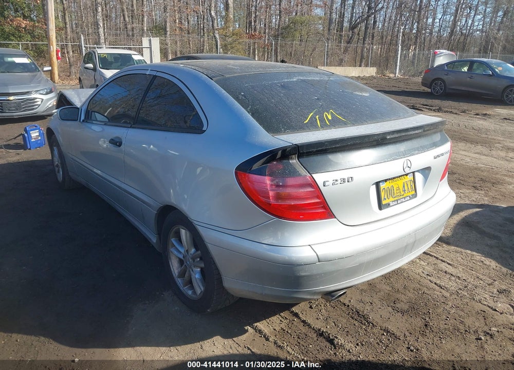 2003 MERCEDES-BENZ C 230 KOMPRESSOR SPORT VIN: WDBRN40J13A431498