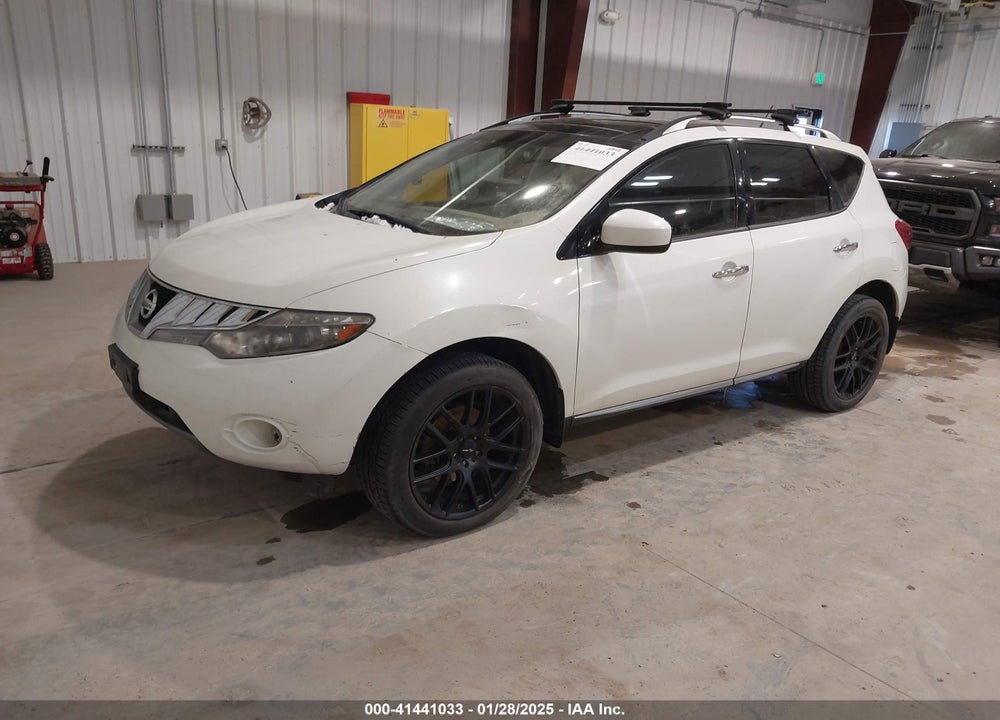 2009 NISSAN MURANO LE VIN: JN8AZ18W29W124097