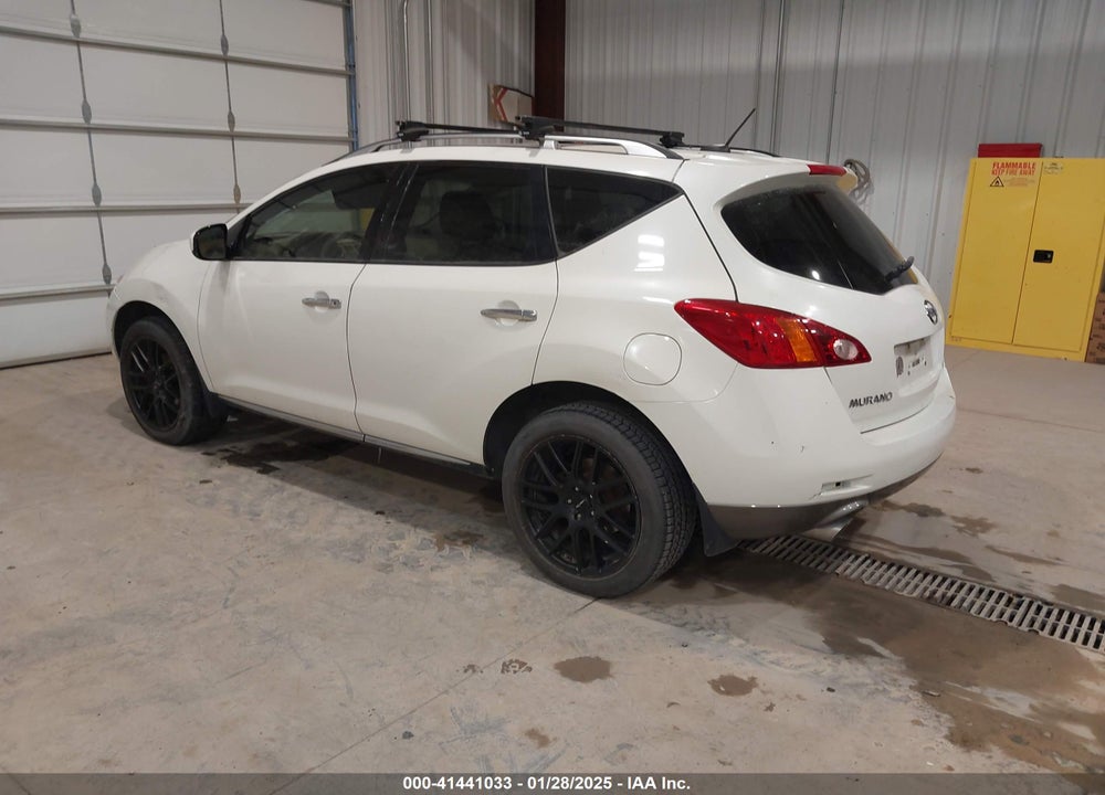 2009 NISSAN MURANO LE VIN: JN8AZ18W29W124097