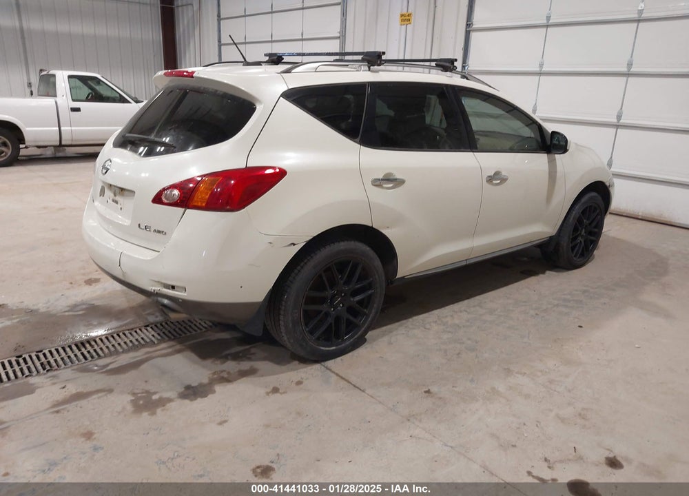 2009 NISSAN MURANO LE VIN: JN8AZ18W29W124097