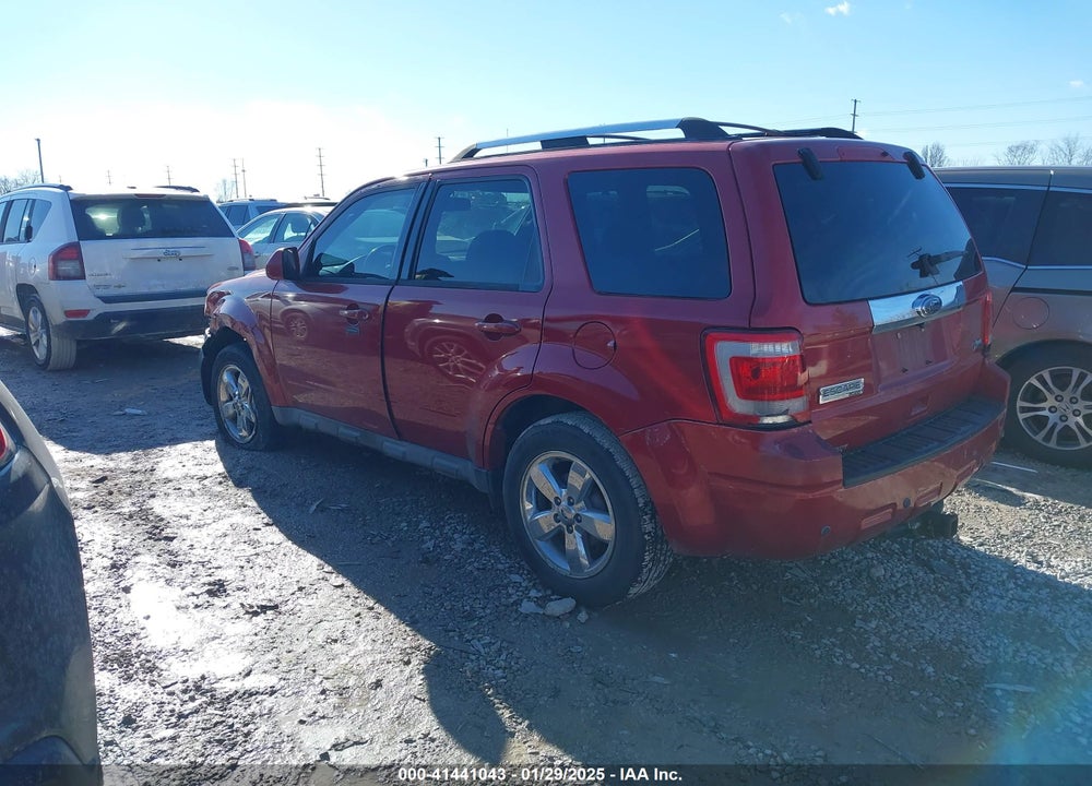 2011 FORD ESCAPE LIMITED VIN: 1FMCU9EG4BKA13512