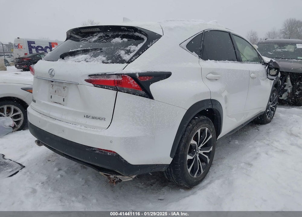 2015 LEXUS NX 200T F SPORT VIN: JTJBARBZXF2002788