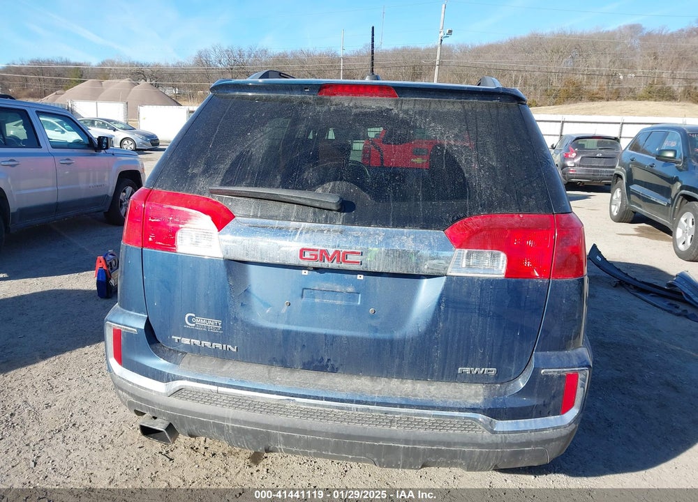 2017 GMC TERRAIN SLT VIN: 2GKFLUEK6H6171989