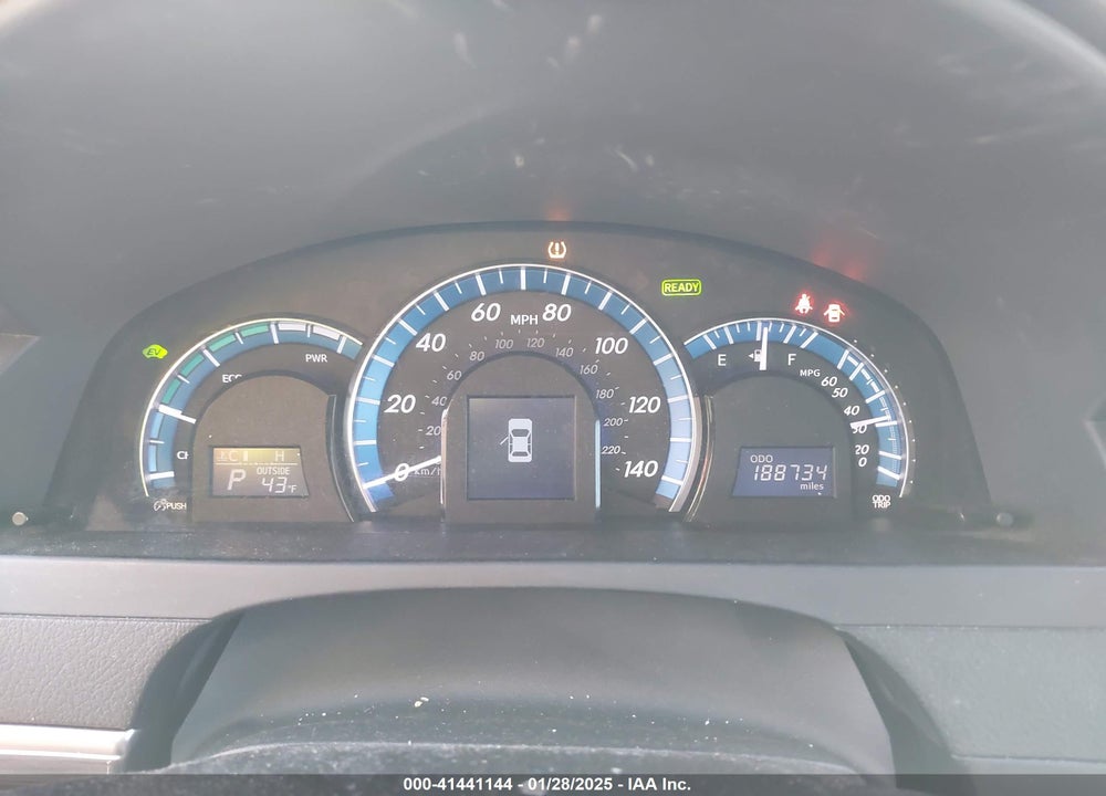 2012 TOYOTA CAMRY HYBRID VIN: 4T1BD1FK9CU054546