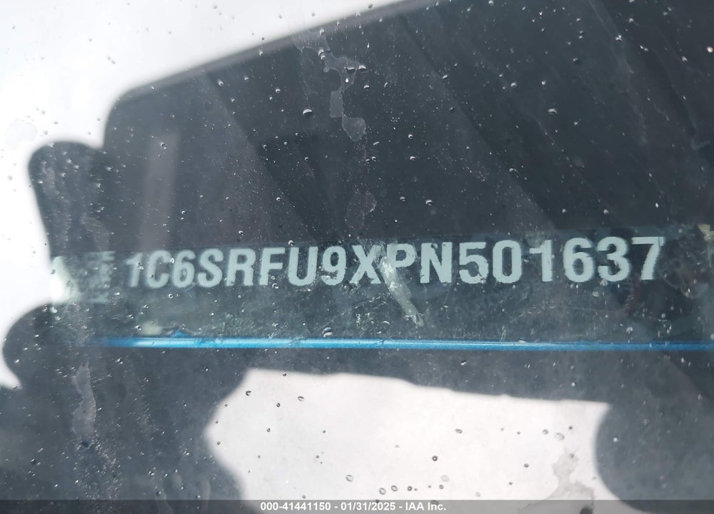 2023 RAM 1500 VIN: 1C6SRFU9XPN501637