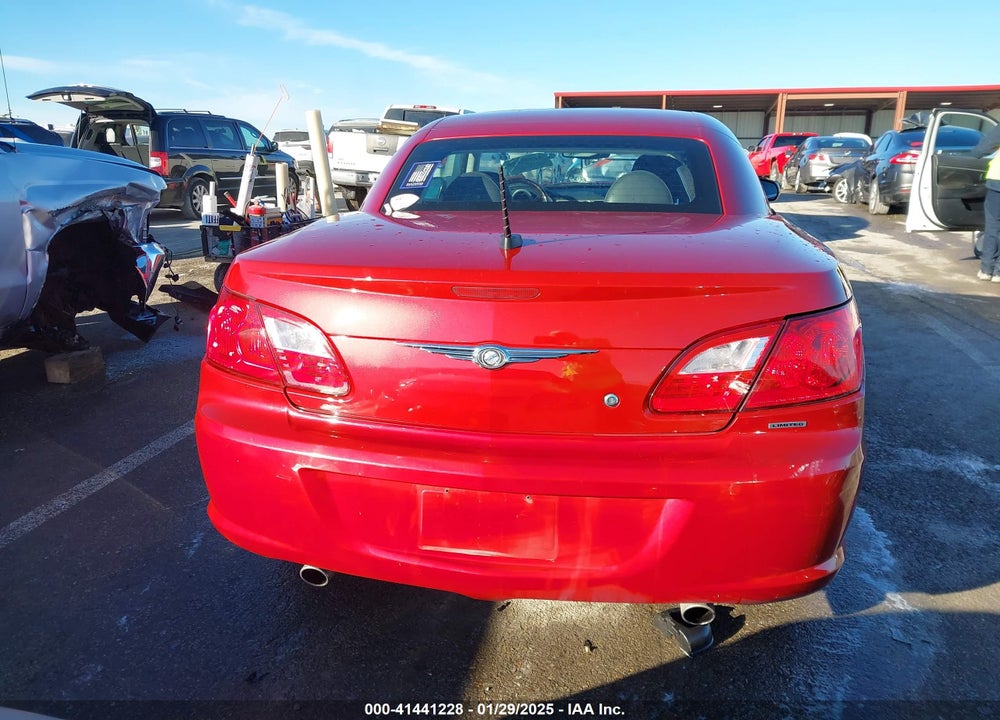 2010 CHRYSLER SEBRING LIMITED VIN: 1C3BC6EVXAN146485