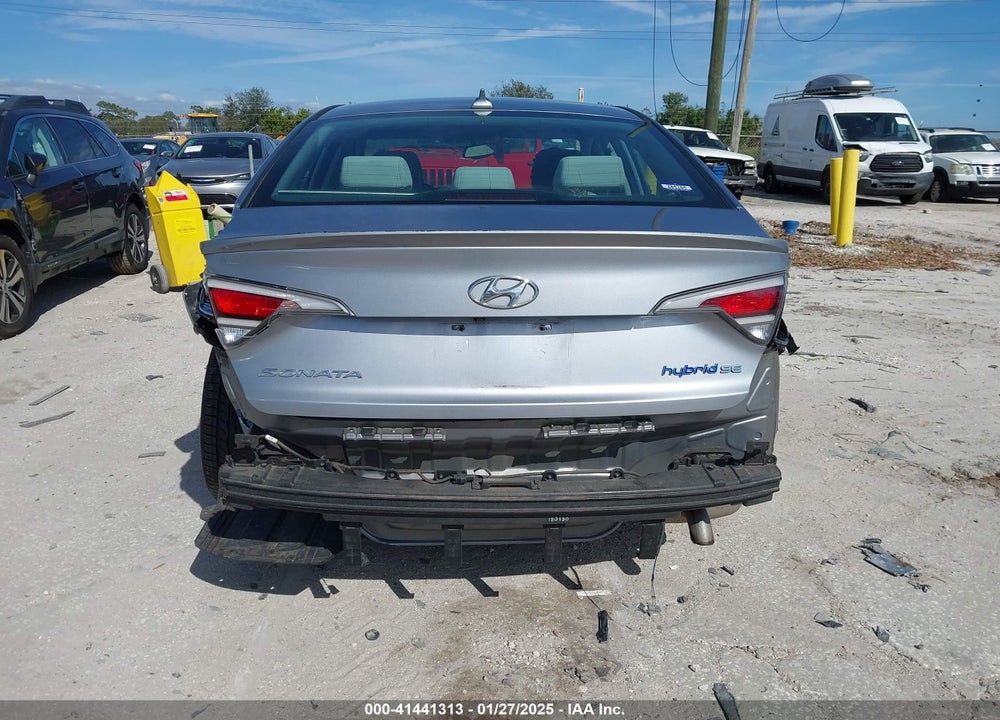 2016 HYUNDAI SONATA HYBRID VIN: KMHE24L13GA038494