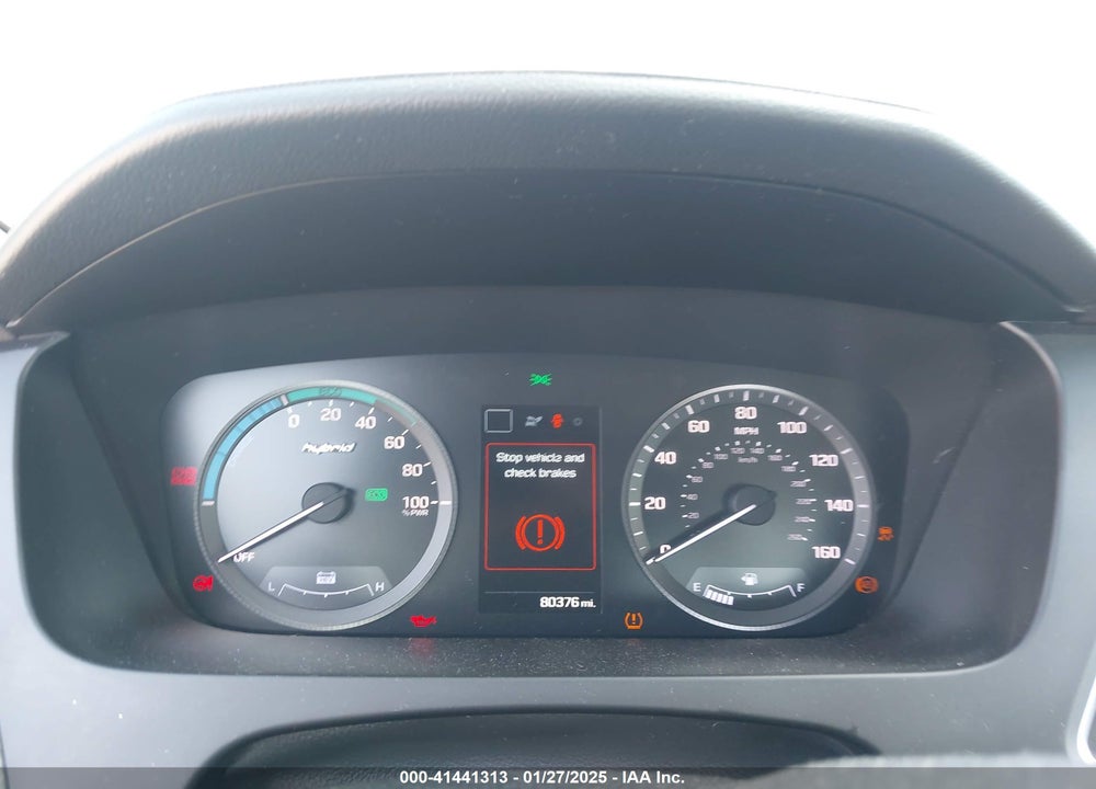2016 HYUNDAI SONATA HYBRID VIN: KMHE24L13GA038494