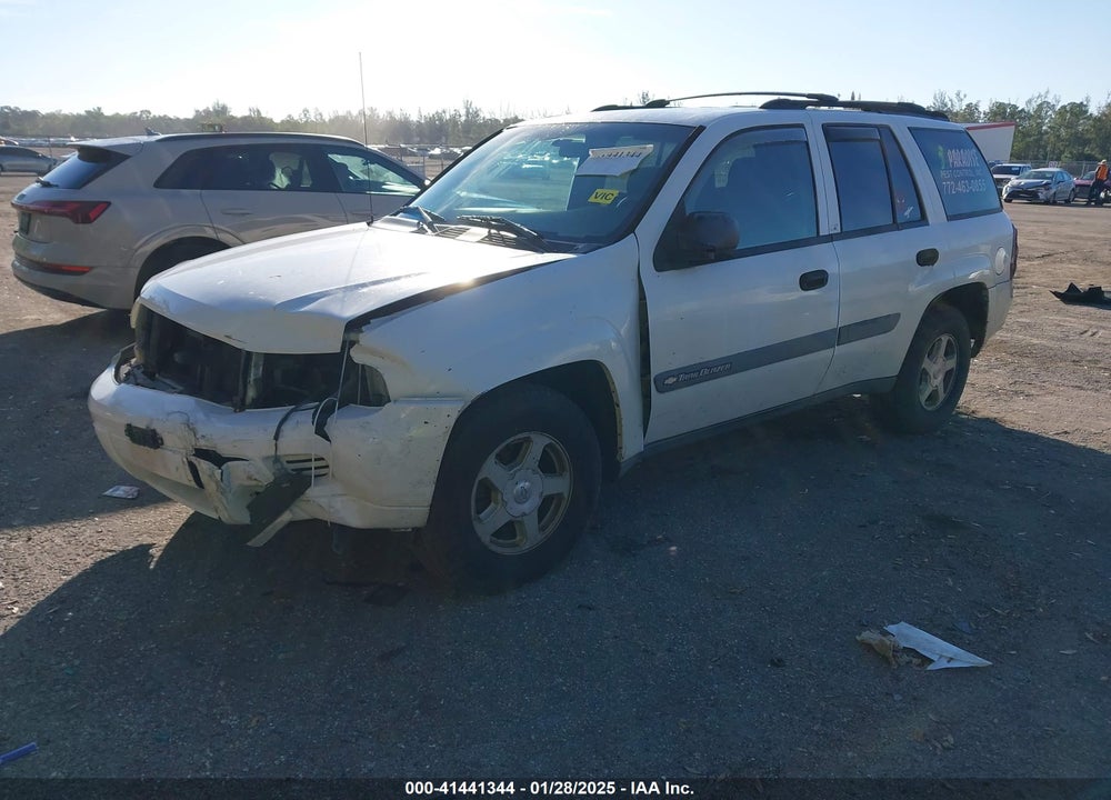 2003 CHEVROLET TRAILBLAZER LS VIN: 1GNDS13SX32166203