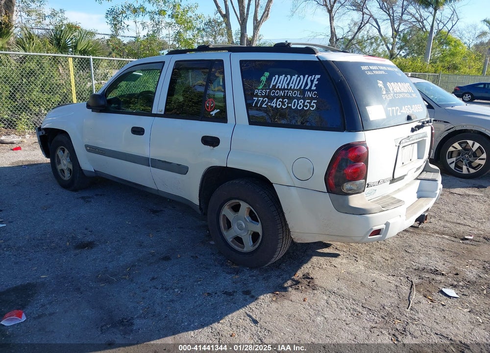 2003 CHEVROLET TRAILBLAZER LS VIN: 1GNDS13SX32166203