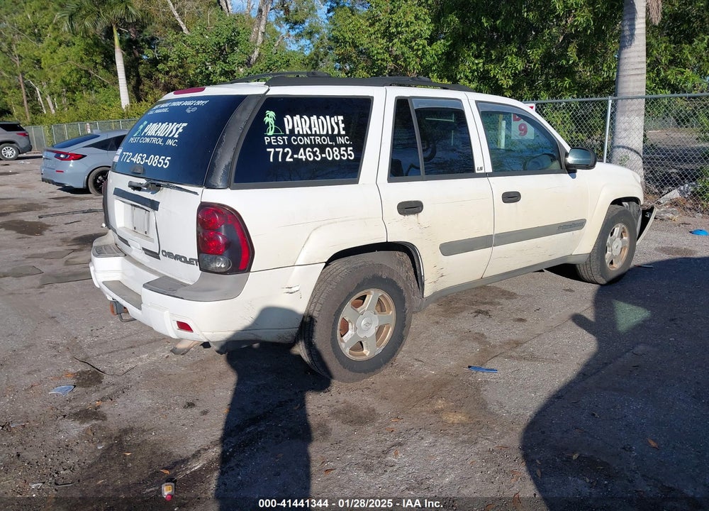 2003 CHEVROLET TRAILBLAZER LS VIN: 1GNDS13SX32166203