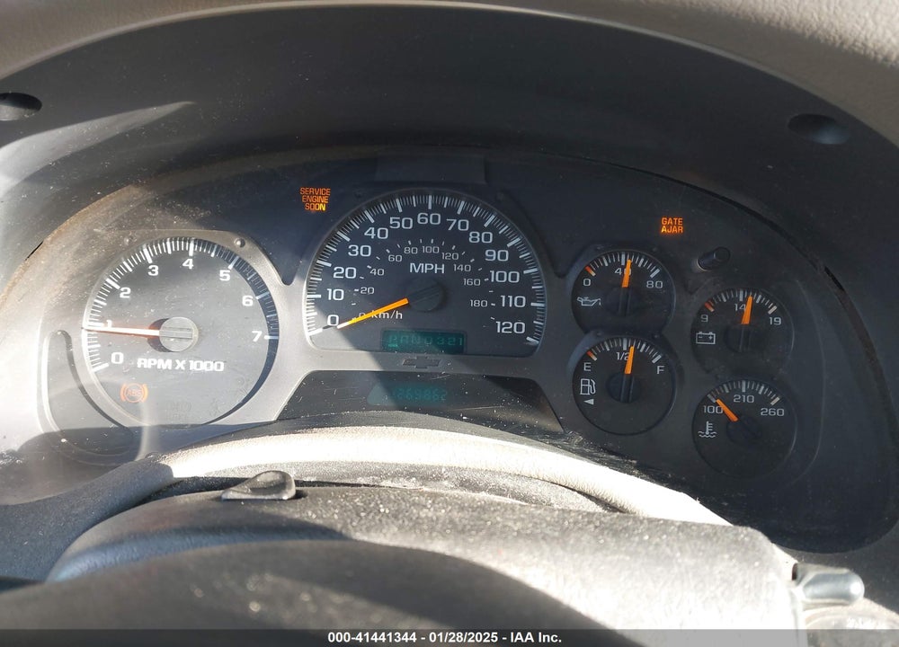 2003 CHEVROLET TRAILBLAZER LS VIN: 1GNDS13SX32166203