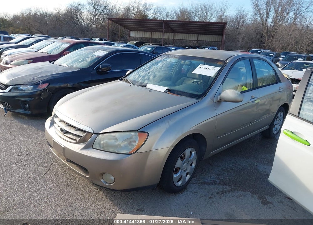 2004 KIA SPECTRA EX/LX VIN: KNAFE121545043455