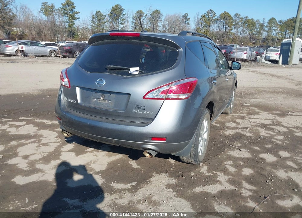 2014 NISSAN MURANO VIN: JN8AZ1MW8EW510541