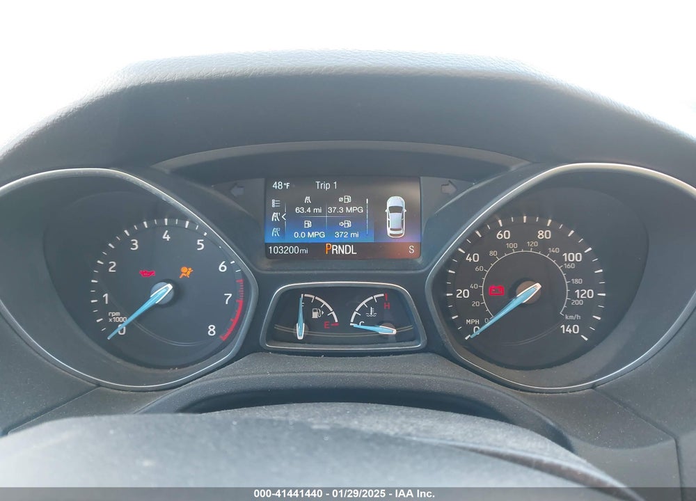 2016 FORD FOCUS VIN: 1FADP3F27GL378791