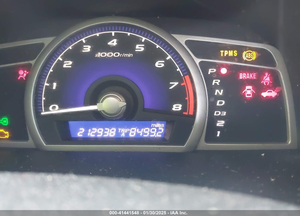 2009 HONDA CIVIC VIN: 19XFA16609E005549