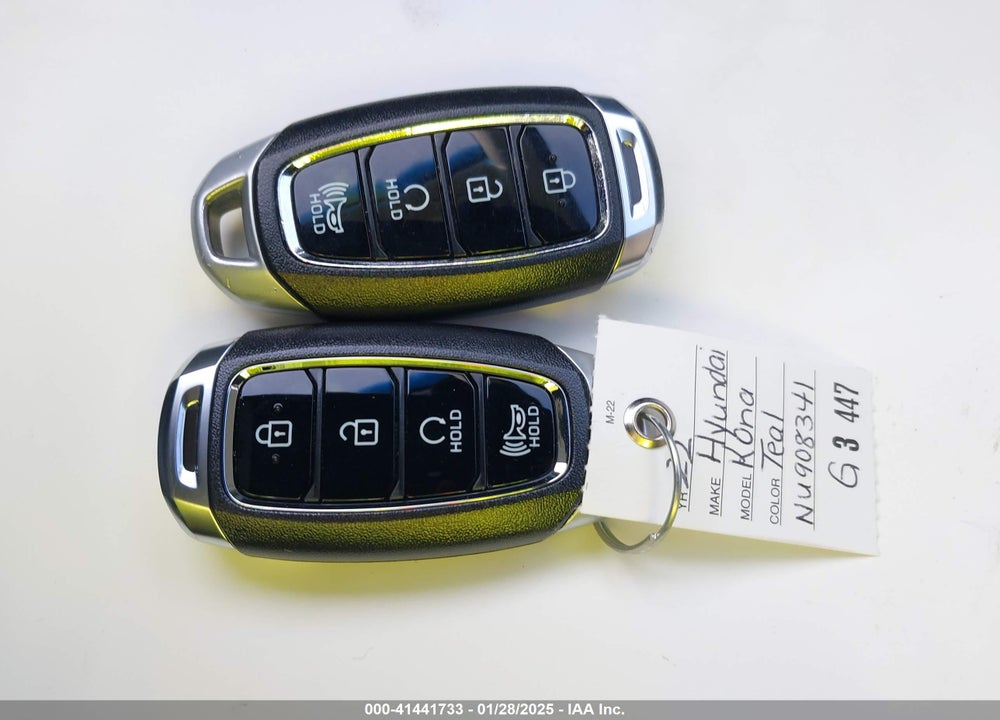 2022 HYUNDAI KONA SEL VIN: KM8K3CABXNU908341