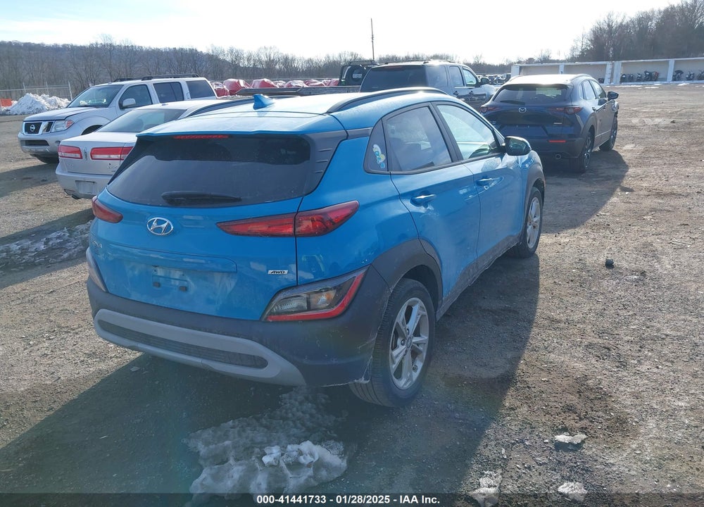 2022 HYUNDAI KONA SEL VIN: KM8K3CABXNU908341